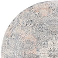 thumbnail image 5 of SAFAVIEH Alhambra Dawa Floral Bordered Area Rug, Cream/Grey, 6'7" x 6'7" Round, 5 of 8