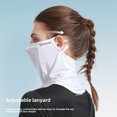 thumbnail image 4 of Mascarilla de seda helada con protección solar de verano para mujer, fina, anti-UV, para montar a caballo, para golf, para colgar de las orejas, para cubrir la cara, 4 of 5