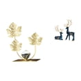 thumbnail image 1 of Estatua De Reno Inspirada En Hojas, Adorno De Estantería, Decoración Moderna Para El Hogar, Coleccionable, Dormitorio, Escultura Decorativa Navideña Para Sala De Estar, Oficina, Regalo De, 1 of 8