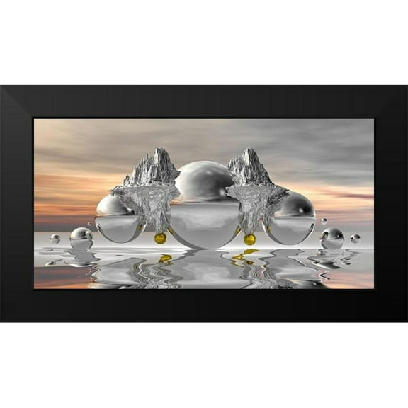 Hillert, Peter 14x9 Black Modern Framed Museum Art Print Titled - Silverhill