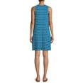 thumbnail image 4 of Time and Tru Women's Sleeveless Knit Swing Dress, Sizes XS-XXXL, 4 of 5