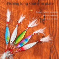 thumbnail image 2 of Pesca en la orilla, placa de hierro láser fundido, cebo de pescado para fortalecer la ranura de sangre, tres anzuelos, cebo falso, lanzamiento lejano, caballa, perca, cebo Luya., 2 of 6