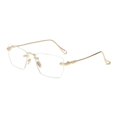 thumbnail image 3 of Gafas anti luz azul, gafas para miopía con montura de cabeza alta para mujer 6007, gafas de presbicia sin marco de moda para hombres, 3 of 4