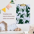 thumbnail image 5 of FMSHPON Fun Summer Green Camo Clipboard Hardboard Wood Nursing Clip Board and Pull for Standard A4 Letter 13x9 inches, 5 of 5