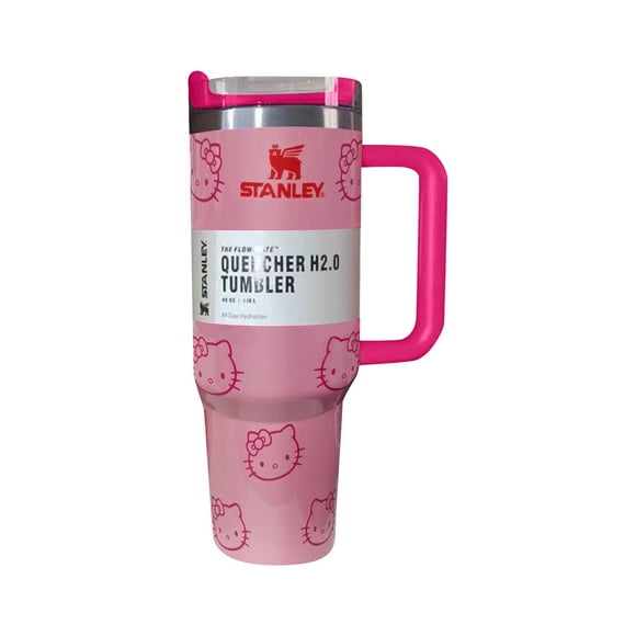 40 oz S/t/a/n/ley Stainless Steel Tumbler with Straw, Vacuum Insulated Water Bottle for Home, Office or Car, Reusable Cup with Straw Leak Resistant Flip