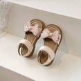 thumbnail image 5 of Favoffer Back to School Girls Summer New Middle and Big Children Princess Shoes Bow Open Toe Rhinestone Beach Sandals, 5 of 5