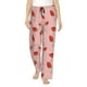 thumbnail image 1 of Balery Strawberry Pantalones de pijama para mujer, pijamas ultraligeros, pantalones de estar por casa-Medium, 1 of 6