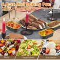 thumbnail image 5 of AEVXKHI 50PCS Aluminum Pans with Lids, Rectangle Aluminum Foil Baking Pans with Forks, 6.8 oz Mini Loaf Pans, Heat Resistant Foil Baking Trays, Foil Cake Pans for Baking Cake Bread, 5 of 11