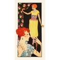 thumbnail image 2 of Anonymous 11x18 Gold Ornate Wood Frame and Double Matted Museum Art Print Titled - Easter Fashion Number (1920), 2 of 4