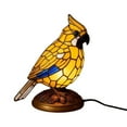 thumbnail image 2 of Stained Glass Resin Bird Night Light Portable USB Plug Lamp For Home Desk Bedroom Living Room, 2 of 5