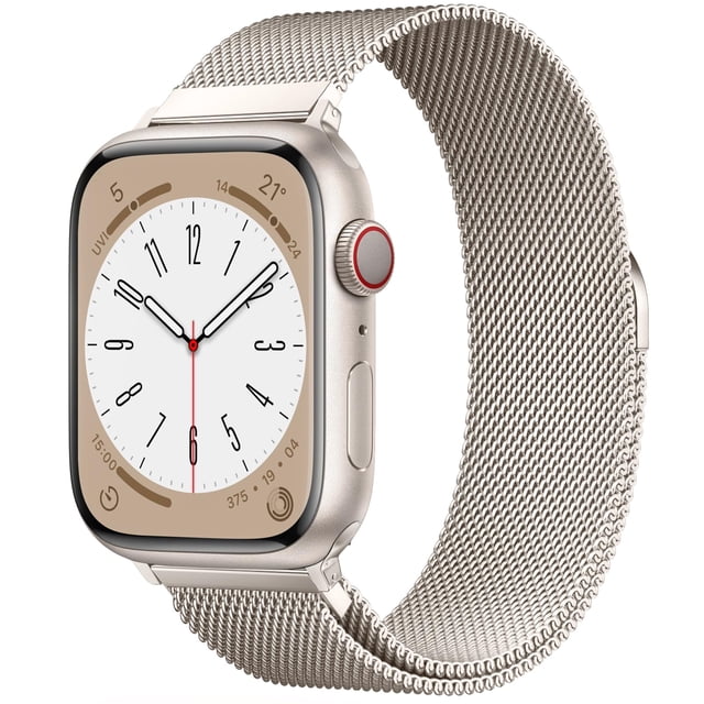 Correa de reloj BRG de acero inoxidable con asa para Apple de 38 a 49 mm