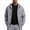 Gray, variant on GUZOM Mens Breathable Sun Protection Hoodie UPF 50 Quick Dry Lightweight Stretch Packable Fishing Shirt Long Sleeve Zip Jacket White,Size 4XL