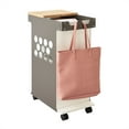 thumbnail image 4 of Safco Mini Chariot de Rangement Roulant 5209WH Chariot Mobile avec Panneaux en Acier Argenté, 4 of 8