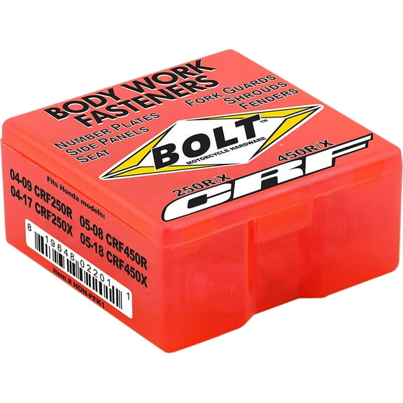 Bolt Full Plastics Fastener Kit For Honda CRF450X 2005-2009,2012-2017,2019-2022