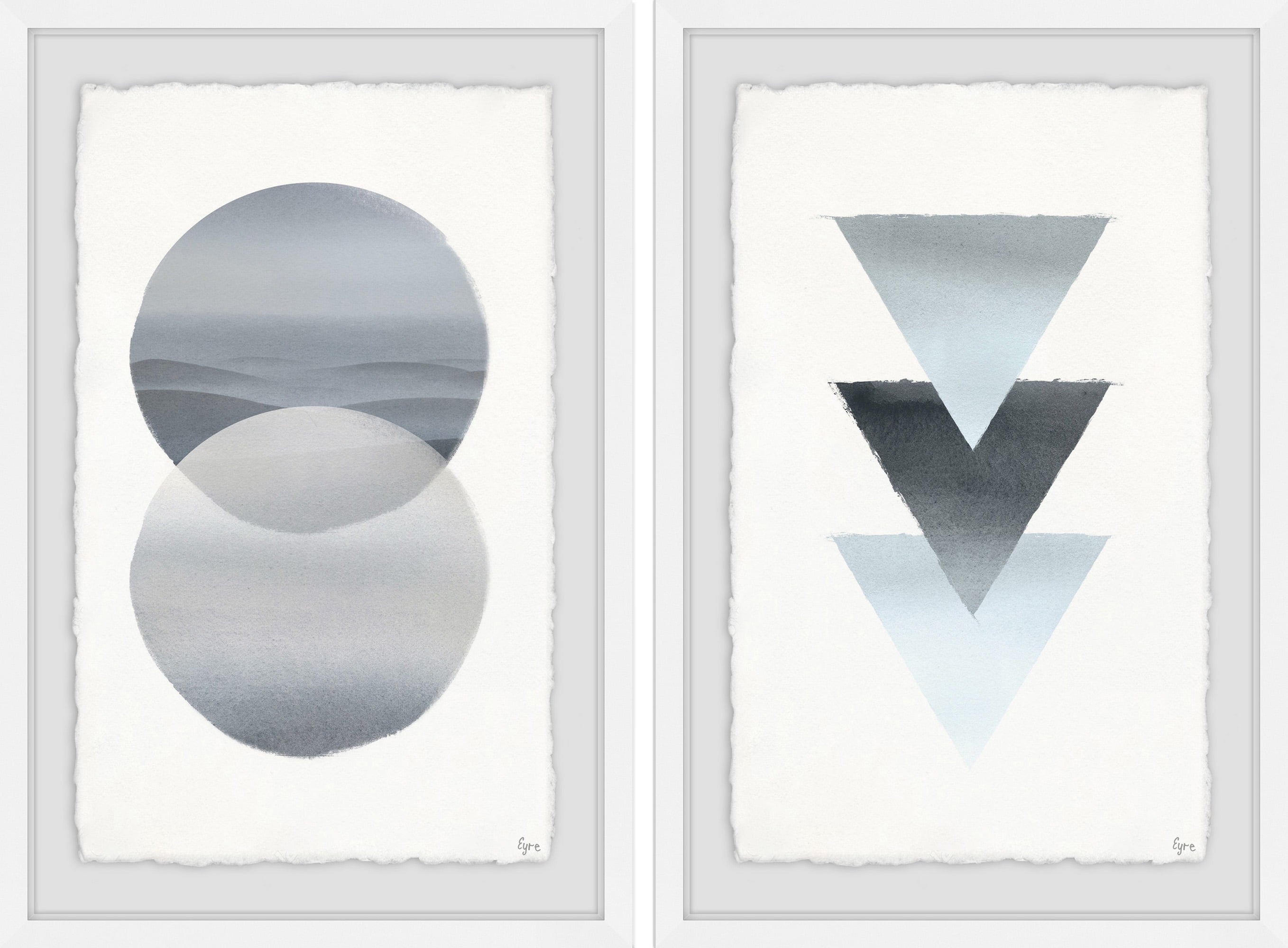 Dark Meets Light Diptych, Art Prints, 16.00" x 1.50"