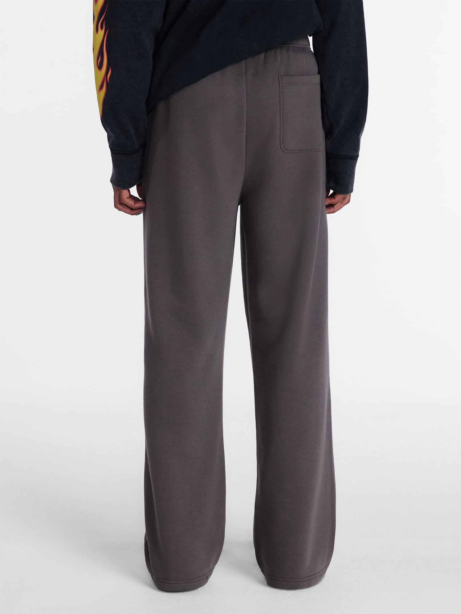 No Boundaries Fleece Open Hem Pants, Men's XS-5XB