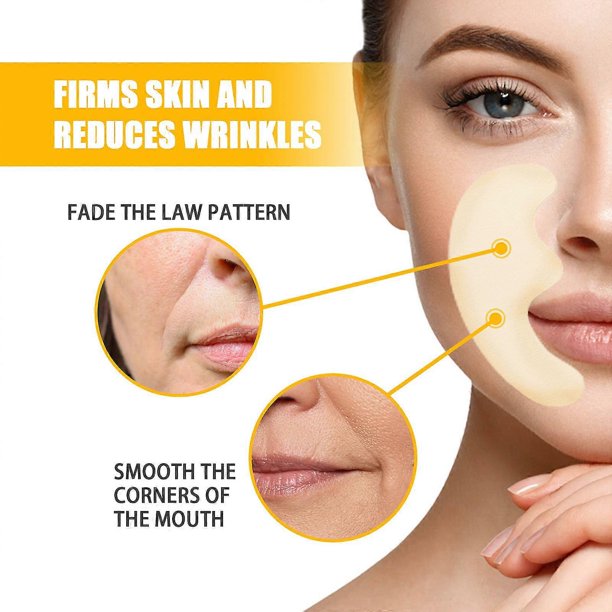 Parche antiarrugas para pliegues nasolabiales de Jaysuing, reduce líneas finas, hidratante, antienvejecimiento, reafirmante de la piel, parches de colágeno para líneas de sonrisa Xinda |
