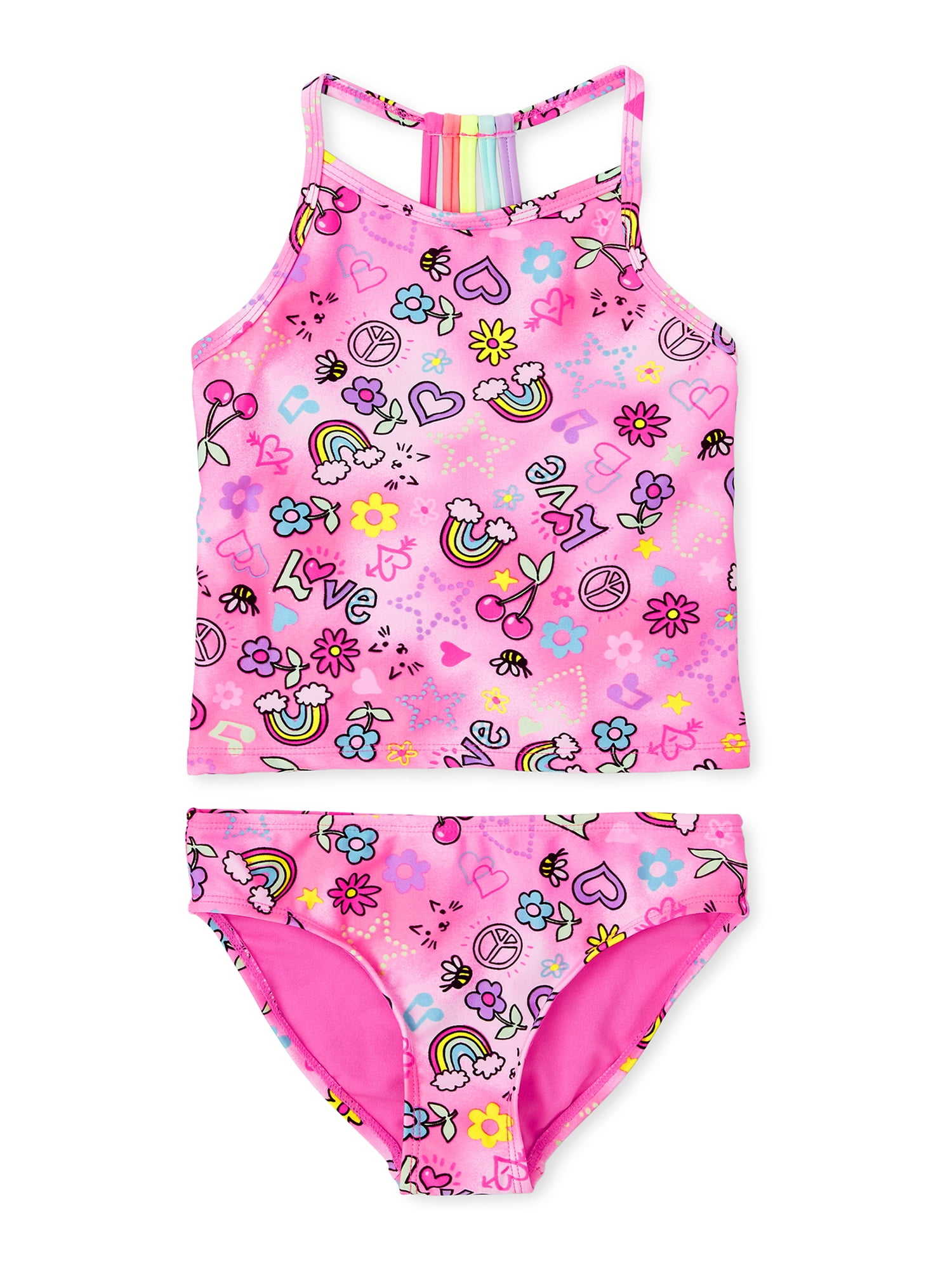 The Children‘s Place Badeanzug-Set Für Babys – Kurzarm Rashguard & Swim Trunks, 2-teilig