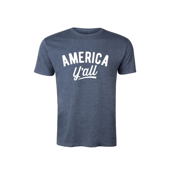 Instant Message - America Y'all - Men's Short Sleeve Graphic T-Shirt