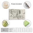 thumbnail image 2 of Map of Middle Earth Room Aesthetic Poster Print Art Wall Painting Canvas Posters Gifts Modern Bedroom Decor 16x24inch(40x60cm), 2 of 6