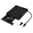 thumbnail image 4 of Mad Hornets Type-C/Usb3.0 High-Speed External Cd Dvd Drive Player Burner Laptop Pc Blk, 4 of 8