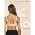 thumbnail image 3 of Gleelist Womens Push Up Everyday Bras For Women No Underwire Smooth Wireless Brassiere Full Coverage Comfortable V Neck T-Shirt Basic Bras, 3 of 6