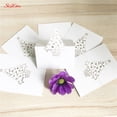 thumbnail image 4 of Tarjeta de nombre de mesa con forma de árbol de Navidad cortado con láser, tarjeta de lugar, decoración de fiesta de boda, Favor 8Z, 10 piezas, 4 of 5