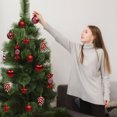 thumbnail image 5 of RuiJiao Shatterproof Plastic Christmas Ball Ornaments Set, 31Pcs Multi-Color Holiday Decorations for Tree and Party (Gold, Coffee, Rose Gold, Pink, Red, Silver), 5 of 6