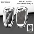 thumbnail image 2 of Key Case Cover For Hyundai G 3 buttons Grandeur HG Sedan Genesis G80 Santa Fe 3DM Grand Santa Fe 2018 IX45 EQUUS Azera, 2 of 25