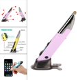 thumbnail image 1 of Ratón Inalámbrico de Escritura a Mano de 2,4G, Bolígrafo Recargable USB de Oficina, Ratón con Retroiluminación RGB, con Adaptador Bluetooth Púrpura Soledad bolígrafo óptico para ratones, 1 of 10