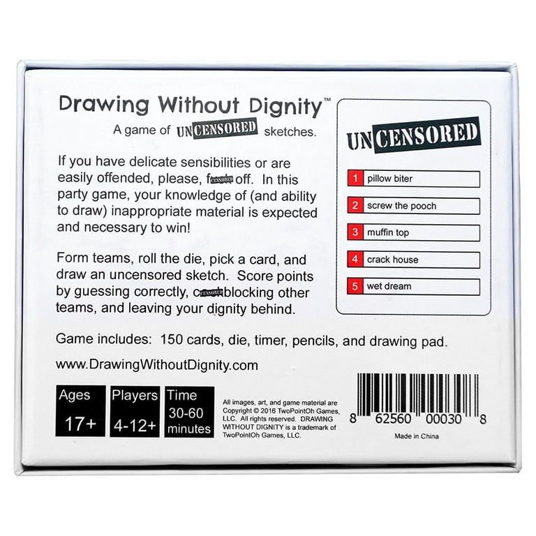 Dirty Drawers - The Drawing Game for Adults [and The Ultimate Party Game  Night] Ages 17+