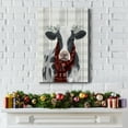 thumbnail image 5 of Yuletide Cow I- Gallery Wrapped Canvas, 5 of 9