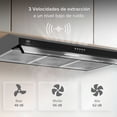 thumbnail image 4 of Campana de Cocina Extractora AVERA En Acero Inoxidable 80 Cm Negra CEA80N, 4 of 9