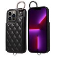 thumbnail image 1 of iPhone 13 PRO Case ,Card Slots Leather Wrist Strap Phone Cover for iPhone 13 PRO, 1 of 5