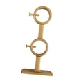 thumbnail image 3 of GUOOL Support de Tringle à Rideau Double Fixation Murale pour Salle de Bain Salon Maison Or, 3 of 9