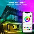thumbnail image 4 of 16.4ft Smart LED Strip Lights WiFi LED Lights Strip Work with Alexa and Google Assistant RGB 16 Million Colors with App Control and Music Sync LED Lights for Bedroom, Kitchen, TV, Party, 4 of 8