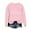 Pink, variant on Women's Christmas Sweatshirts Graphic Hooded Sweatshirt Long Sleeve Crew Neck Pullover Xmas Holiday Tops