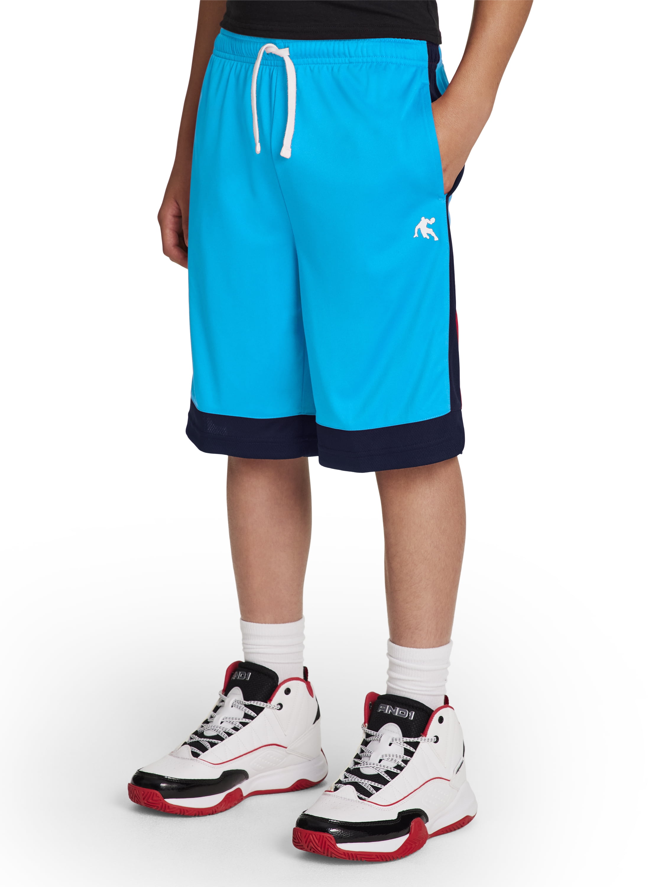AND1 Boy's Athletic 2-Pack Basketball Short, Sizes 4-18