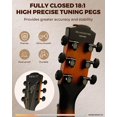 thumbnail image 3 of Guitarra acústica Fesley X FD60C 41" de tamaño completo para principiantes, 3 of 7