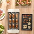 thumbnail image 5 of Electric Hot Dog Roller 6 Rollers 3 In 1 Electric Sausage Griller Indoor Portable Non Stick Smokeless Grill With Griddle Plate Bbq（1Pcs）, 5 of 7
