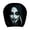 E, variant on 1 Pack Halloween Creepy Clown Demon Face Car Headrest Cover Horror Scary Head Rest Protector Cover Elastic Auto Interior Prank Decor For Car SUV Truck