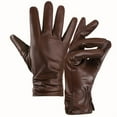 thumbnail image 2 of Women's Genuine Touchscreen Gloves - Lined Winter Warm Sheepskin Driving Gloves for Women, Perfect for Christmas Gift, 2 of 9