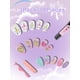 thumbnail image 5 of Press on Nails EBANKU Kids Colorful Heart, 78 unidades, +8 años, 5 of 7