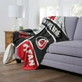 thumbnail image 3 of Carolina Hurricanes NHL Colorblock Personalized Silk Touch Throw Blanket, 50" X 60", 3 of 5