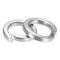 thumbnail image 1 of Uxcell M4 316 Stainless Steel Spring Lock Washer Split Lock Washer Lock Metal Washers for Screws Bolts 50 Pack, 1 of 7