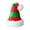Green Striped, variant on Pink Santa Hat for Adults Plaid Christmas Hats Thicken Classic Plush for Christmas New Year Festive Holiday Party Supplies