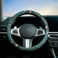 thumbnail image 2 of Vintage Flowers Steering Wheel Cover Auto Steering Wheel Protector, Anti-Slip, Breathable, Absorbing Sweat, Universal Car Accessories 14.5–15 inch,Fit for Most Car, Trucks, SUV, 2 of 10