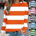 thumbnail image 5 of Tumotour Sweatshirts for Women Crew Neck Long Sleeve Shirts Casual Loose Top 2025 Pullover Blouse Tops, 5 of 5