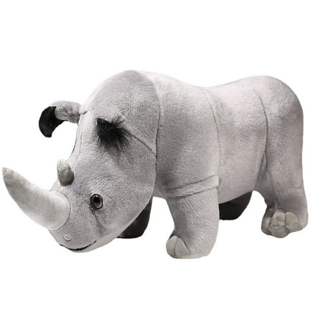 Muñeca de peluche, rinoceronte, 35 cm, estilo anime