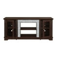 thumbnail image 5 of Resenkos 58-Inch Modern Entertainment Center with Faux Stone Finish - Cherry, 5 of 16